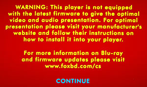 Blu-ray disc warning message